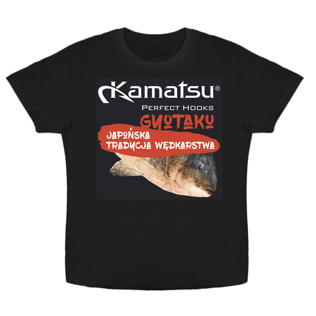 Kamatsu T-Shirt Gyotaku Black Size XL