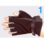 Fleece Gloves no.1 Half Finger Size L