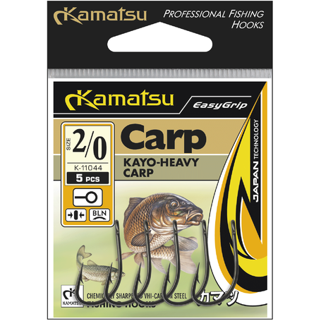 Kamatsu Kayo Heavy Carp 1/0 Black Ringed