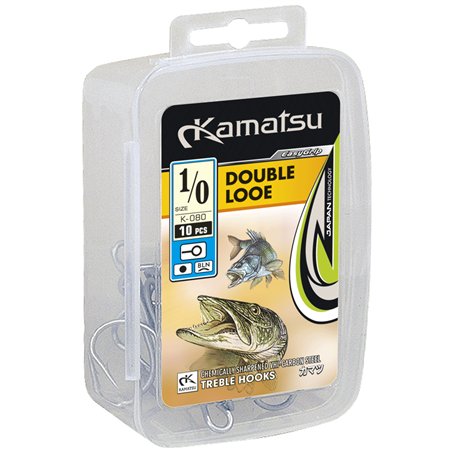 Kamatsu Double Looe 2/0 Czarny Nikiel