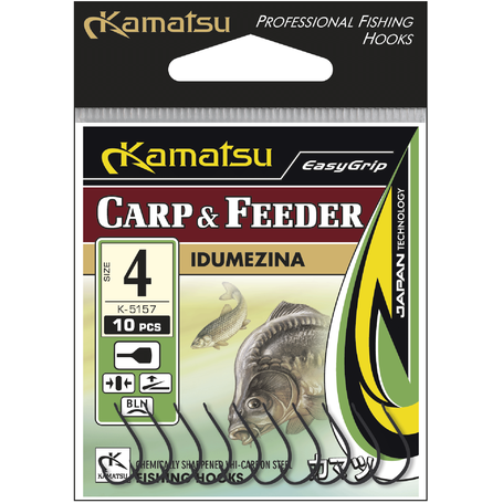 Kamatsu Idumezina Carp & Feeder 6 Black Nickel Flatted