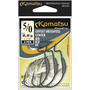 Kamatsu Offset Weighted Center 2/0 Black Nickel Ringed 0.8g