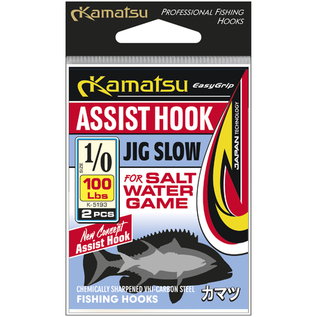 Kamatsu Assist Hook Jig Slow 1/0 100lbs
