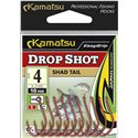 Kamatsu Drop Shot Shad Tail 1 Czerwony Oczko