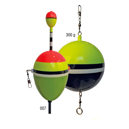 Spławik Sumowy 130g ze Zrywką i Bojką 300g Q-Ball Floater Dread Cat