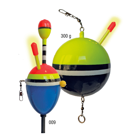 Spławik Sumowy 70g ze Zrywką i Bojką 300g Q-Ball Floater LS Dread Cat