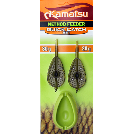 Zestaw Koszyczków Method Feeder Quick Catch 20g 30g z foremką