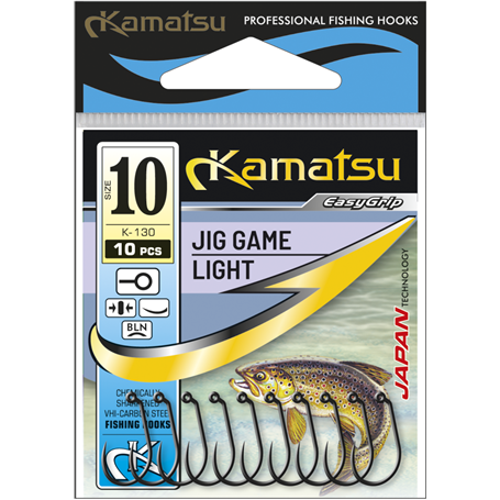 Kamatsu Jig Game Light 8 Czarny Nikiel Oczko