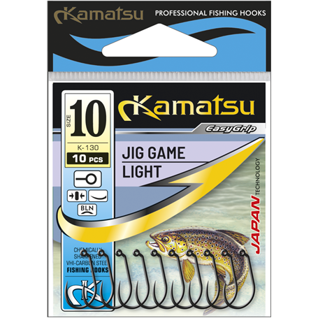 Kamatsu Jig Game Light 10 Black Nickel Ringed