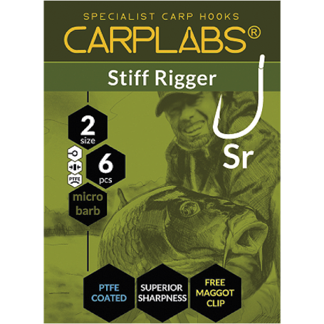 Carplabs Stiff Rigger 4 Titanium Grey Ringed