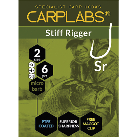 Carplabs Stiff Rigger 4 Tytanowa Szarość Oczko