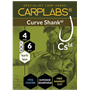 Carplabs Curve Shank Barbless 8 Titanium Grey Ringed