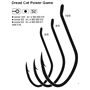 Dread Cat Power Game 6/0 Black Nickel Ringed