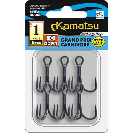 Kamatsu Grand Prix Carnivore Treble 1 Titanium Grey