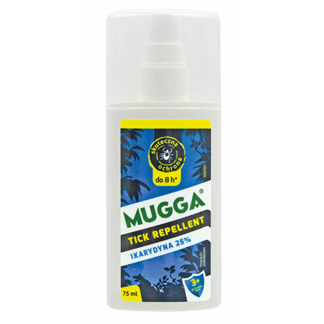 Mugga w sprayu 25% Ikarydyna na komary, kleszcze i meszki