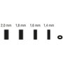 Oval Crimp Tube Diameter 1.4mm Konger