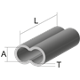 Rurka Zaciskowa Podwójna Miedziana K-2295 0,5mm/8mm BLN Kamatsu