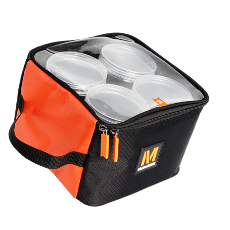 Bait Combo Box With 4 Compartments For Bait And Pellets Methodman 21x21x16cm