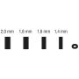 Oval Crimp Tube Diameter 1.8mm Konger