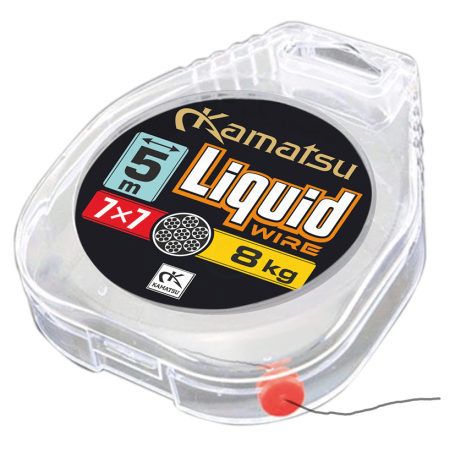 Kamatsu Liquid Wire 7x7 Trace Leader Spool 5m/8kg