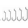 Kamatsu Worm Hook 44 3/0 Czarny Nikiel Oczko