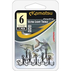 Kamatsu Treble Hook Ultra Light 8 Czarny Nikiel