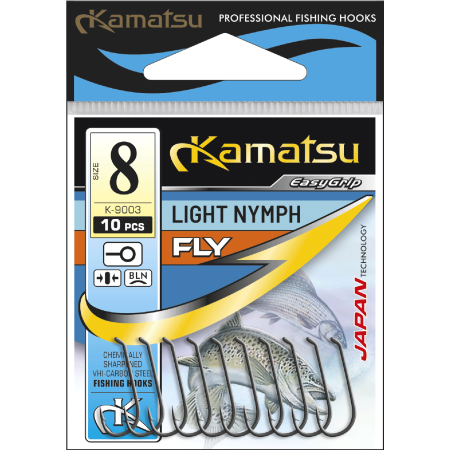 Kamatsu Light Nymph 18 Black Nickel Ringed