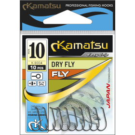 Kamatsu Dry Fly 20 Czarny Nikiel Oczko