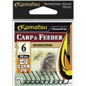 Kamatsu Idumezina Carp & Feeder 6 Black Nickel Ringed