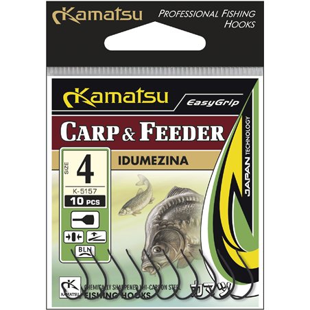 Kamatsu Idumezina Carp & Feeder 6 Czarny Nikiel Łopatka
