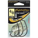Kamatsu Offset Heavy 2/0 Czarny Nikiel Oczko
