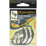 Kamatsu Offset Weighted Center 2/0 Czarny Nikiel Oczko 0,8g
