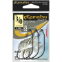 Kamatsu Offset Spring Lock 1/0 Black Nickel Ringed