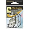 Kamatsu Offset Spring Lock 3/0 Czarny Nikiel Oczko