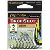 Kamatsu Worm Drop Shot 1 Czarny Nikiel Oczko