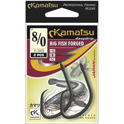 Kamatsu Big Fish Forged 10/0 Czarny Nikiel Oczko