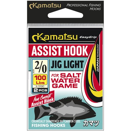 Kamatsu Assist Hook Jig Light 3/0 100lbs
