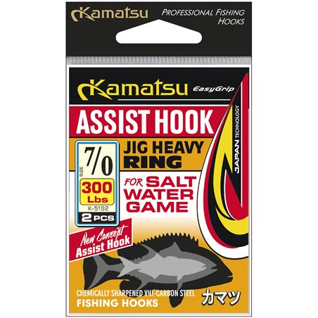 Kamatsu Assist Hook Jig Heavy Ring 11/0 400lbs