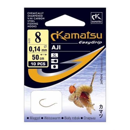 50cm Biały robak Aji 10