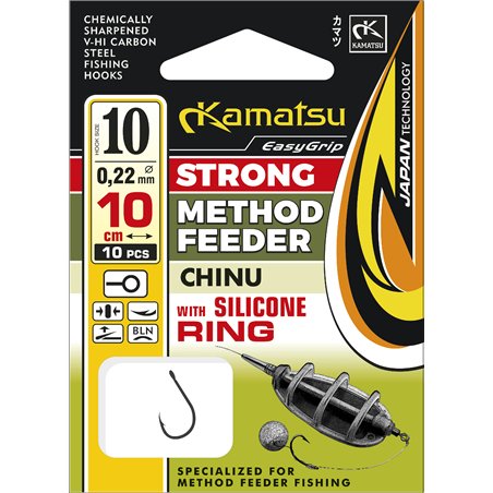 Method Feeder Strong Chinu 12 z pierścieniem silikonowym