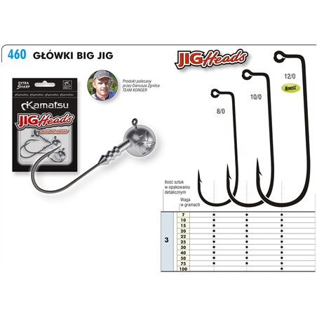 Główka Jigowa Big Jig 10/0 20g